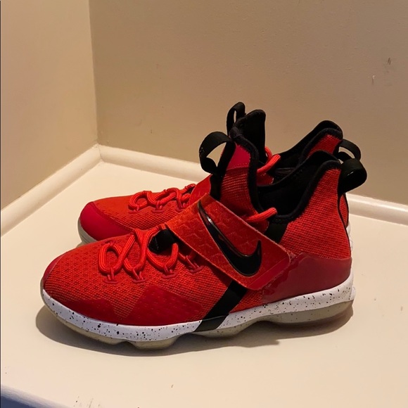 Red LeBron 14s - Picture 2 of 2